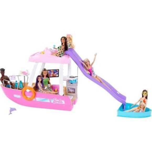 Barbie -  Dream Boat Playset Pink - Picture 1 of 4